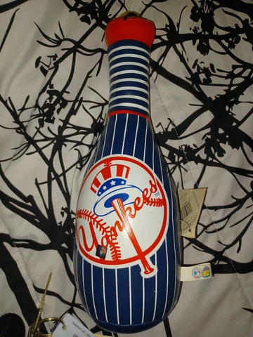 Vintage 1999 Good Stuff NY Yankees  Plush Stuffed Baseball Bat NOS 13” MLB Cover