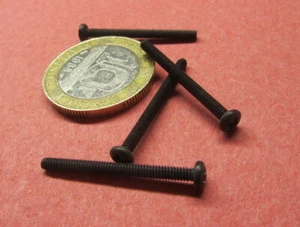 Tornillo de máquina Phillips cabeza de sartén de óxido negro 18-8 2-56 x 1,00", 200 piezas - Imagen 1 de 12