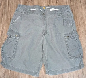 Carhartt Men's Cargo Work Shorts Size 42 Rugged 11" Gray Relaxed Fit 100277 470 - Picture 1 of 14