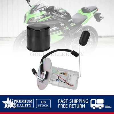NUEVO para Kawasaki Ninja 300 EX300 2013-2017 bomba de combustible con filtro de aceite 49040-0713 EE. UU. Foto 1 de 4