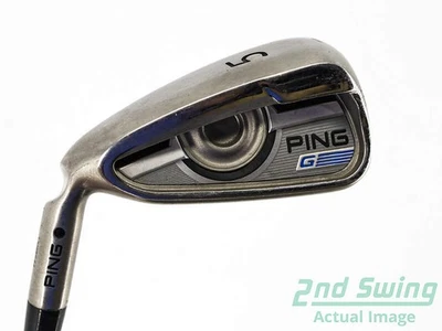 Ping 2016 G Single Iron 5 Iron Steel Regular Left Black Dot 38.5in - Image 1 of 4