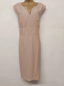 Betty Jackson Black Ladies Dress Size Black 18 Beige Subtle Champagne Gold... - Picture 1 of 13