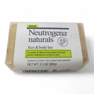 Neutrogena Naturals Face & Body Bar Avocado Olivenöl reich 3,5 Oz versiegelt unbenutzt - Bild 1 von 7