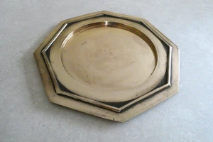 Gallo Messing Servierplatte / Dekoplatte, 29 cm, Vintage mit moderner Form - Bild 1 von 10