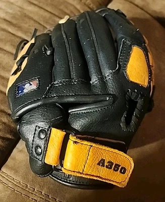 Guante de béisbol Wilson A350 11" cuero derecho A0350 MLB11 negro/marrón 11" Foto 1 de 4