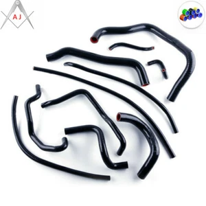 Kit de mangueras refrigerante para radiador de silicona negro para Honda CBR929RR CBR 900RR 2000 - Imagen 1 de 3