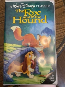The Fox and the Hound Walt Disney Classic - Black Diamond -2041 RARE VHS - Picture 1 of 3