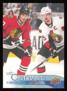 2016-17 Upper Deck Canvas #C90 Patrick Kane/Erik Karlsson CL