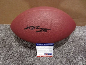 Antonio Marrón Ab 84 Oakland Raiders Autografiado Firmado Fútbol Con / PSA COA - Picture 1 of 1