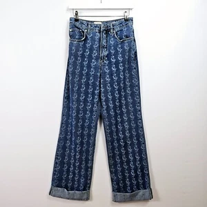 Anthropologie - Jeans a vita alta Pilcro The Austyn - blu - 28 W - prezzo consigliato £ 130 - Foto 1 di 9