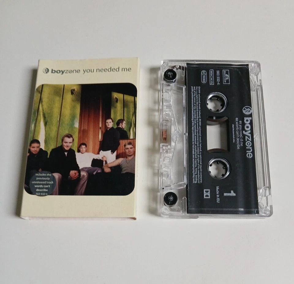 BOYZONE YOU NEEDED ME CASSETTE TAPE SINGLE POLYDOR UK 1999 - Image 1 of 1
