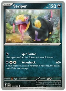 Seviper - 128/198 - Scarlet & Violet Base Set - Pokemon - LP - Never Played - Bild 1 von 1