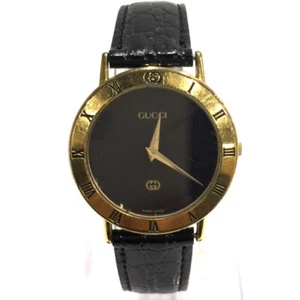 Gucci 3000M Quartz Watch Black Dial 32mm From Japan 132 6205931 - Picture 1 of 11