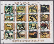 1972 - Umm al Qiwain - Airmail - Endangered Animals - MNH ** SW #1447/62