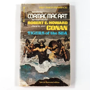 Tigers of the Sea Fantasy PB Robert E. Howard Zebra 1975 Tim Kirk Special Illus - Picture 1 of 11