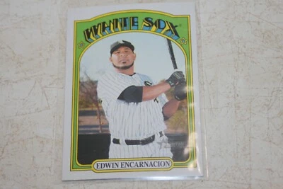 2021 TOPPS HERITAGE - EDWIN ENCARNACION (#413-SP) High Number White Sox Card - Image 1 of 2