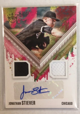 2021 Diamond Kings Jonathan Stiever #DKMS-JS Dual Patch Auto R/C - Image 1 of 2