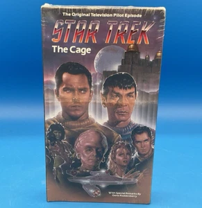 STAR TREK THE CAGE VHS 1986 Original 1964 TV Pilot Episode NEW SEALED Free Ship! - Picture 1 of 7