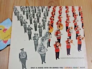General Electric Magazine Ad Print 1943 WWII Radio with FM Natural Color Music - Picture 1 of 3