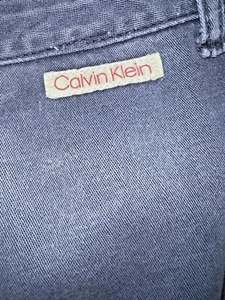 Jeans Calvin Klein vintage vita alta fondo liscio taglio 682 - taglia 9 - effettivi 25 x 31,5 - Foto 1 di 13