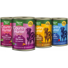 Country Hunter Wet Dog Food Cans Tins With Superfoods All Flavours & Sizes
