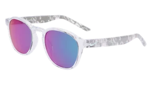 NIKE NIKE SMASH M DZ7383 900 CLEAR/GREEN MIRROR 47/19/130 CHILD Sunglasses - Picture 1 of 3