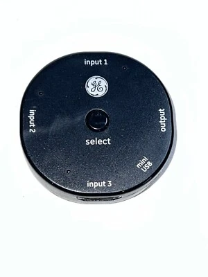 GE Model 33624 ~ 3 Device HDMI Switch + AC Adapter  - Image 1 of 4