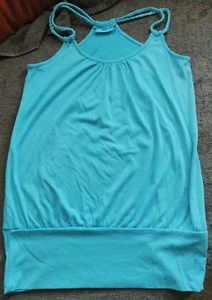 türkises Trägershirt von Janina in Größe 34 - Bild 1 von 3