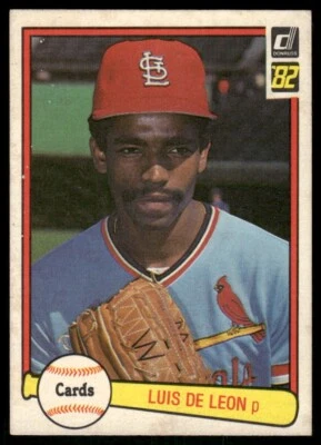 1982 Donruss #588 Luis De Leon St. Louis Cardinals baseball card - Image 1 of 2