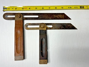 Paar antike Schrägschiebe T-Quadrate Nr. 84 - Bild 1 von 5