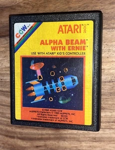 Alpha Beam with Ernie (Atari 2600, 1983) By Atari (Cartridge Only) NTSC - Picture 1 of 2