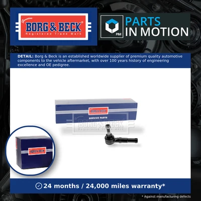 Extremo de varilla de amarre/pista se adapta a CHRYSLER NEON PL 1.8 exterior 97 a 99 junta EBD B&B nuevo - Imagen 1 de 4