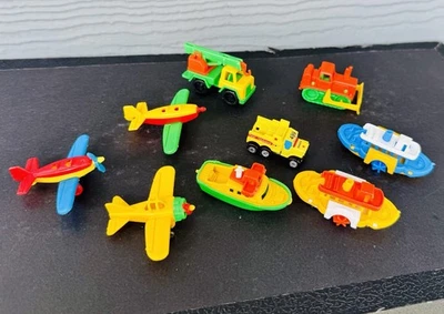 Lot Of BRUDER MINI Heavy Equipment Trucks Cat CONSTRUCTION VEHICLES Germany Toys - Image 1 of 4