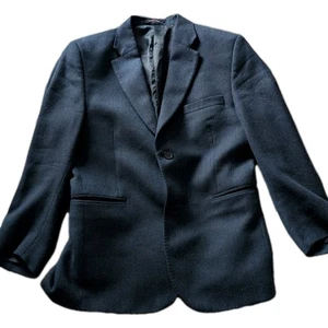 Tailor Store Herren Wolle Blau Maßgeschneidert Anzug Jacke Größe Brustumfang 36 UVP ~400£ - Bild 1 von 13