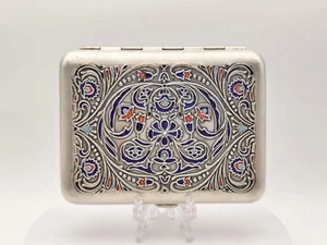 Zigarettenetui Artel Zarya 50er Odessa Vintage Metall Emaille Smoking Box UdSSR - Bild 1 von 12