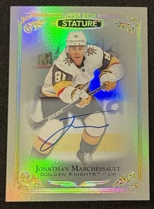 2024-25 Stature Jonathan Marchessault Auto Update #72 Vegas Golden Knights - Picture 1 of 2