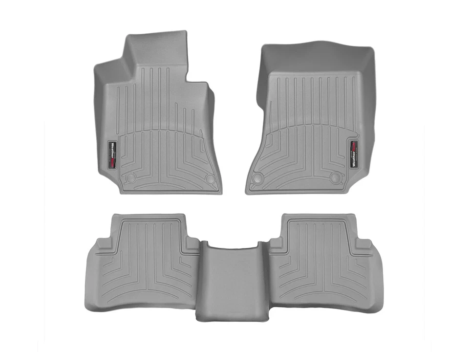 WeatherTech FloorLiner for 2014-2014 Mercedes E 63 AMG - 1st & 2nd Row, Grey - Image 1 of 4