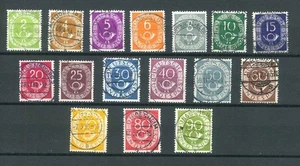 BRD Bund Mi.-Nr. 123-138 zentrisch gestempelt - Vollstempel - Extraklasse - Bild 1 von 1