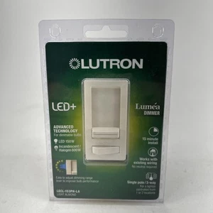 Lutron LECL-153PH-LA Lumea Dimmschalter 150W 5A 1-polig 3-fach Licht Mandel - Bild 1 von 6