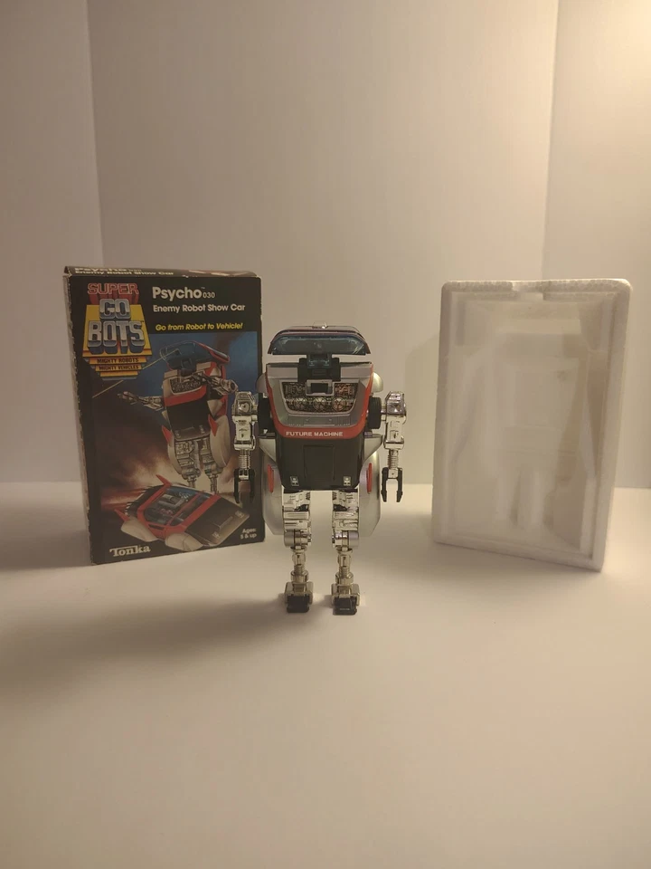 Super GoBots «Психо» #030 Tonka Bandai 1984 Enemy Robot Show автомобиль как новый в коробке - Изображение 1 из 4