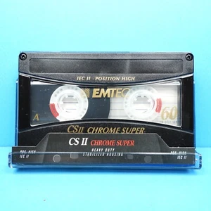 🍒 1x BASF / EMTEC Chrome Super CS II 60 * Cassette Kassette кассета * 2000 - Picture 1 of 3