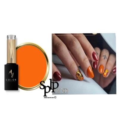 My Color Nagellack Halb Permanent Wake Me Up Ref 90304 Orange Brick - Bild 1 von 4