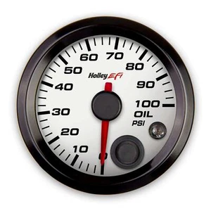 Holley EFI Oil Pressure Gauge - 553-127W - Bild 1 von 4