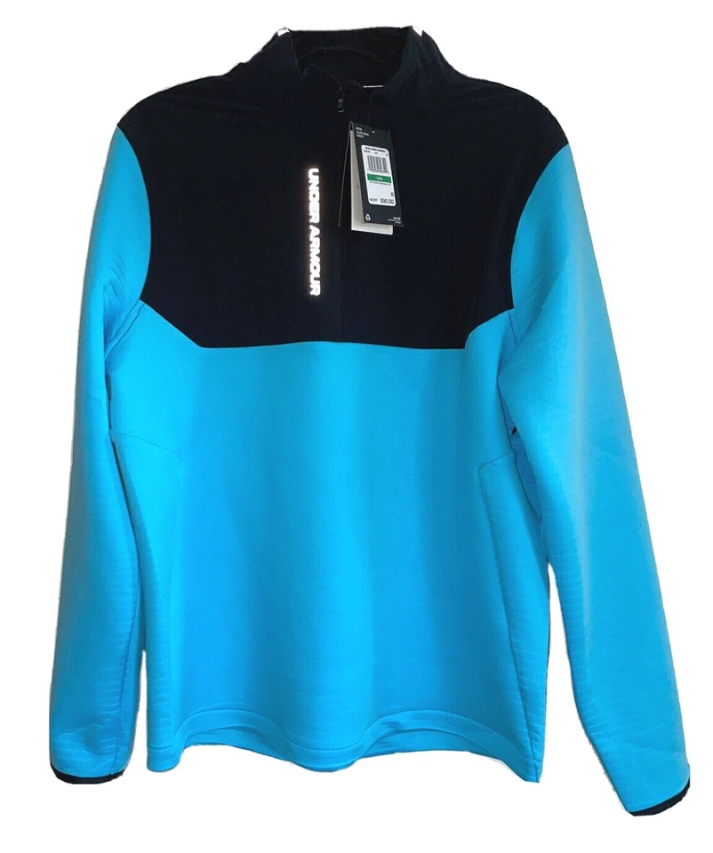 NWT UNDER ARMOUR GOLF STORM ColdGear Mens 1/2 Zip Mock Neck Pullover; Szs L-2XL - Image 1 of 1