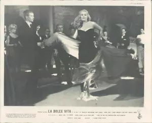 La Dolce Vita Original Lobby Card Anita Ekberg exotic dance rare - Picture 1 of 1