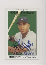 1995 Signature Rookies Old Judge T-95 Minis /5750 Lyle Mouton #24 Rookie Auto RC