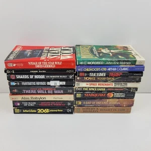 Vintage Fantasy Scifi Books Bundle Lot Of 17 PB Mixed Asimov Zelazny Clarke  - Bild 1 von 13