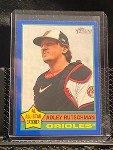 Adley Rutschman 2025 Topps Heritage Dark Blue Border #294 Orioles - Bild 1 von 2