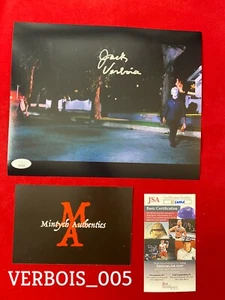 ¡FOTO FIRMADA POR JACK VERBOIS 8X10 AUTOGRAFIADA! ¡HALLOWEEN! ¡BEN TRAMER! ¡Certificado de autenticidad JSA! - Imagen 1 de 1