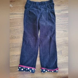 Vtg GYMBOREE Girls 5T black velour pants polkadot - Picture 1 of 5